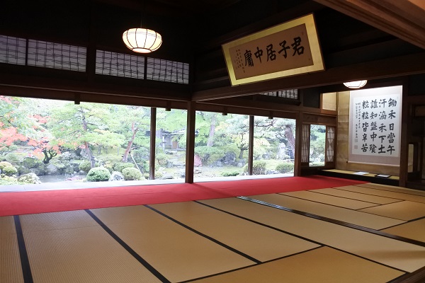 北方文化博物館の大広間